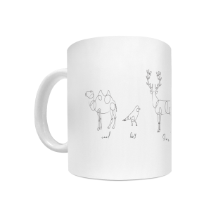【馬克杯】一筆畫5動物