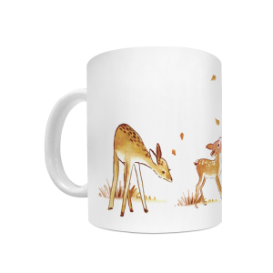 【馬克杯】秋葉鹿群